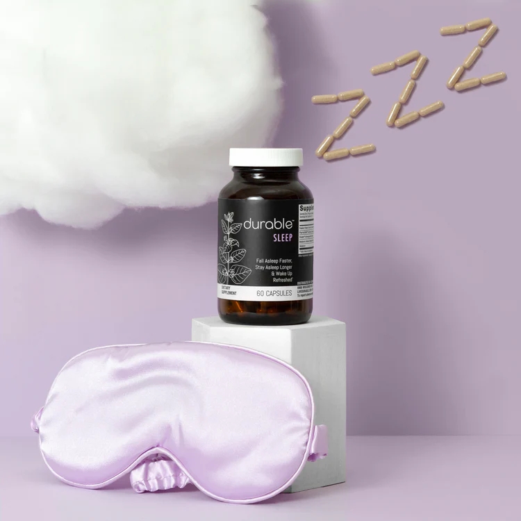 Durable SLEEP - Natural Support for Deep, Restful Sleep.