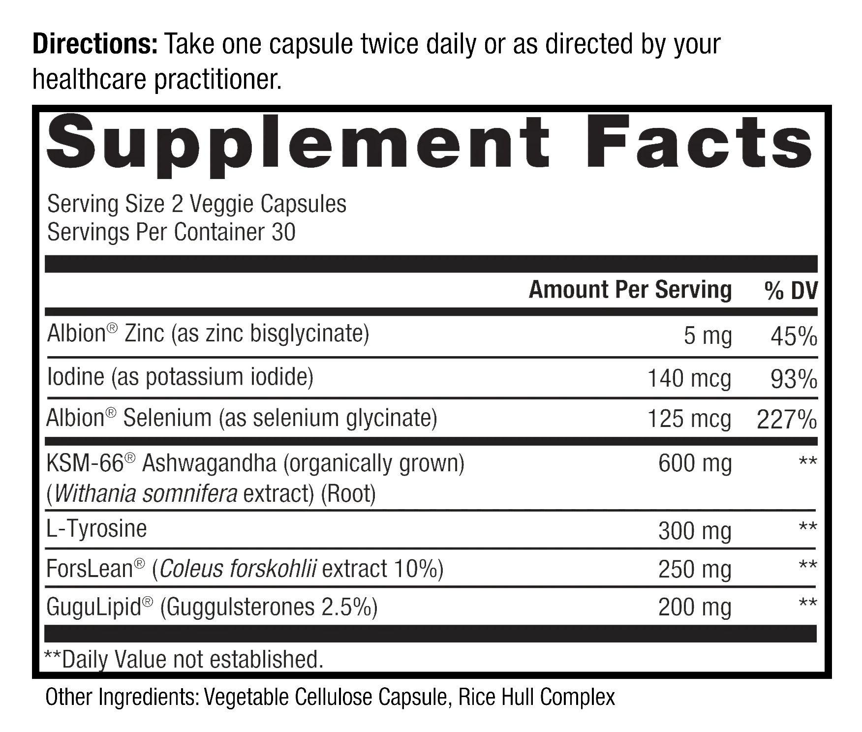 Durable THYROID - Revs Metabolism & Fights Fatigue