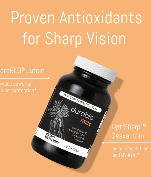Durable VISION - Optimal Eye Health & Macular Protection.