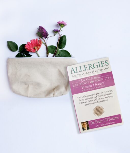 Eat Right 4 Allergies Book - your guide to managing allergies with The Blood Type Diet.