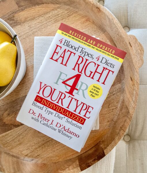 Eat Right 4 Your Type book - revolutionary nutrition guide that introduced The Blood Type Diet to the world.