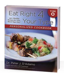 Eat Right 4 Your Type O Cookbook - recipes designed for the unique nutritional needs of Blood Type Os.