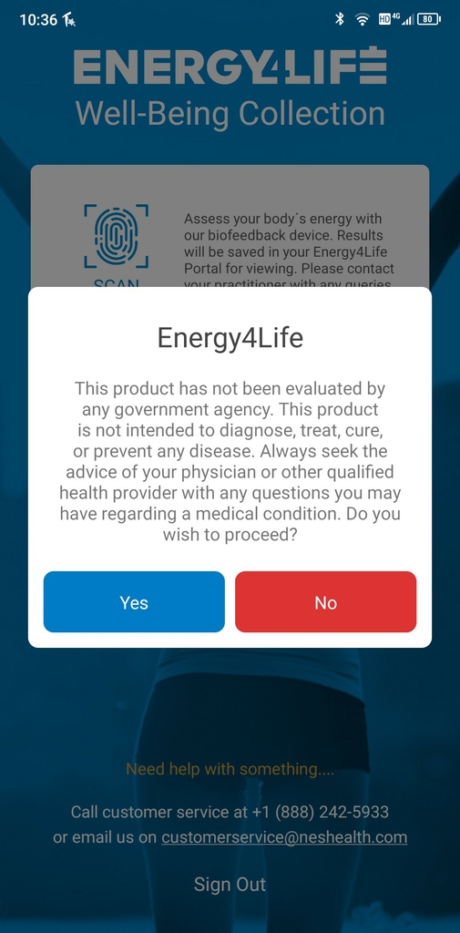 NES Energy4Life application.