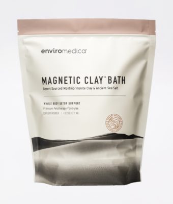 Enviromedica #1 Magnetic Clay Bath - an effective, therapeutic and mineral-rich detoxification in the comfort of your home.