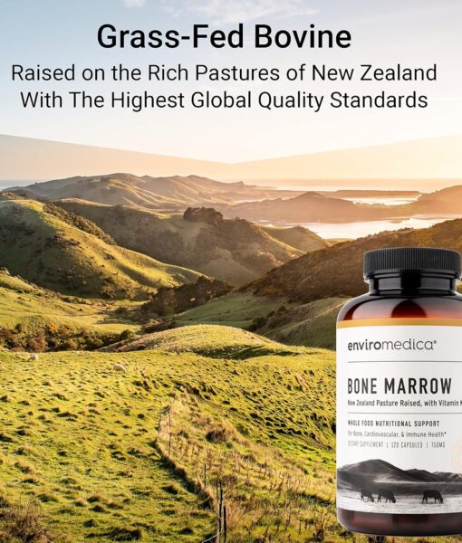 Enviromedica Pastured Bone Marrow is a nutritional powerhouse playing a fundamental role in supporting whole body nutrition, including bone, connective tissue, immune and cellular health.