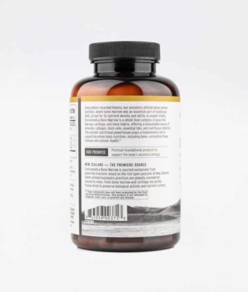 Enviromedica Pastured Bone Marrow is a nutritional powerhouse playing a fundamental role in supporting whole body nutrition, including bone, connective tissue, immune and cellular health.