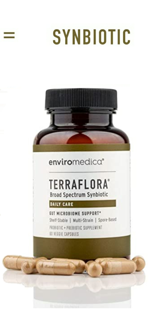 Enviromedica Terraflora Daily Care formulated with a combination of spore form probiotics, and advanced, food-based, ancient prebiotics designed for robust support of gastrointestinal (microbiome) and immune health.