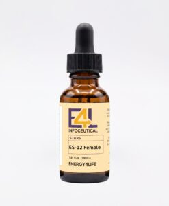 Female Energy Star (ES-12) Infoceutical - bioenergetic remedy for naturally restoring healthy mind body patterns, by removing energy blockages and correcting information distortions in the body field.