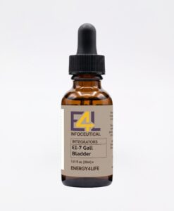Gall Bladder/Blood Field Integrator (EI-7) Infoceutical - bioenergetic remedy for naturally restoring healthy mind body patterns, by removing energy blockages and correcting information distortions in the body field.
