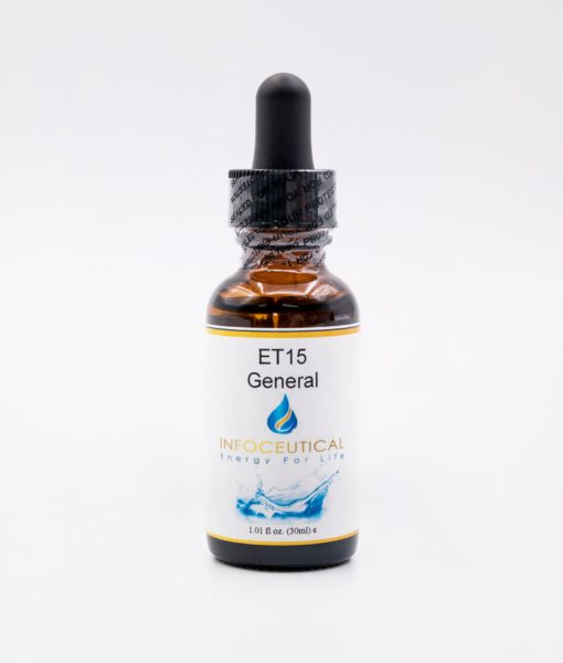 NES General Terrain (ET-15) Infoceutical - bioenergetic remedy for naturally restoring healthy mind body patterns, by removing energy blockages and correcting information distortions in the body field.