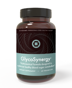 GlycoSynergy - increases overall metabolism, balances blood sugar, improves mitochondrial energy production and aids in weight loss.
