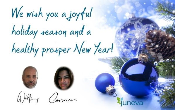 Happy Holidays wishes from the Juneva Health team.
