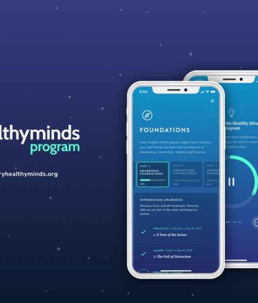 Healthy Minds Program App - is your easy-to-use guide to well-being.