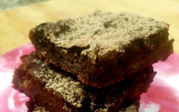 Heavenly Chocolate Zucchini Brownies - bioenergetic cooking recipe.