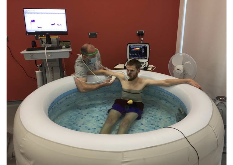 How a hot bath delivers some of the same effects as exercise.