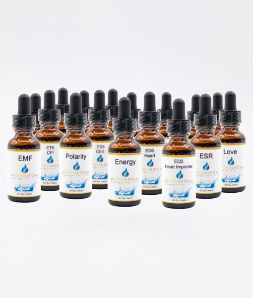 NES Infoceutical Set Feel Good - bioenergetic remedies for naturally restoring healthy mind body patterns, by removing energy blockages and correcting information distortions in the body field.