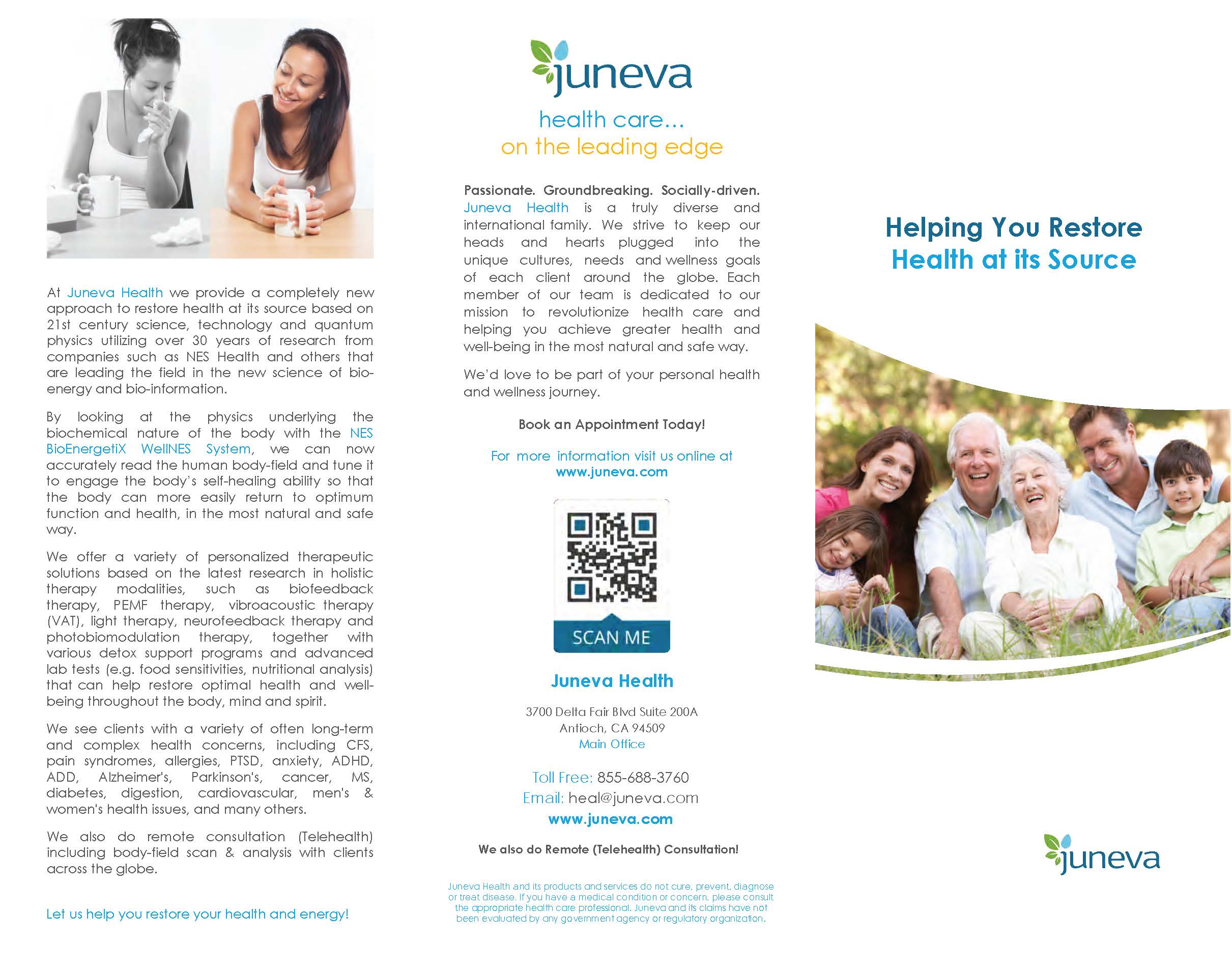 Juneva Health brochure.