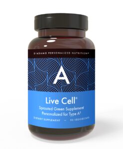 Live Cell - Sprouted Greens (Blood Type A) - individualized sprout formula containing specific vitamins, minerals, enzymes and phytonutrients from beneficial Blood Type A foods.