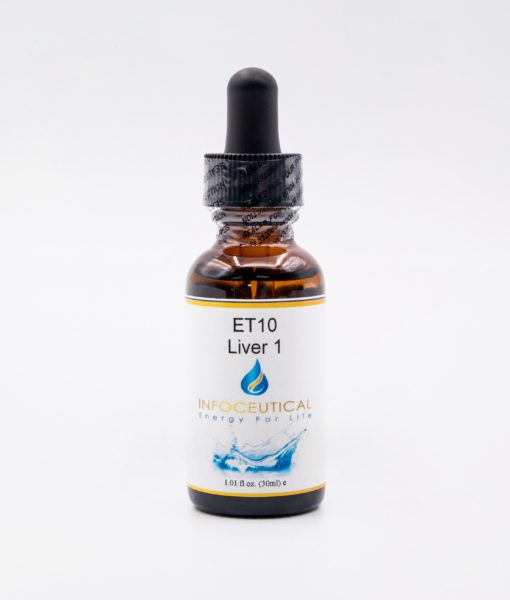 NES Liver 1 Terrain (ET-10) Infoceutical - bioenergetic remedy for naturally restoring healthy mind body patterns, by removing energy blockages and correcting information distortions in the body field.