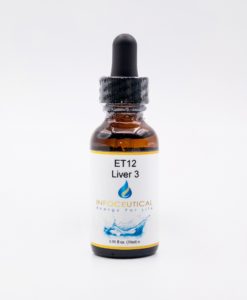 NES Liver 3 Terrain (ET-12) Infoceutical - bioenergetic remedy for naturally restoring healthy mind body patterns, by removing energy blockages and correcting information distortions in the body field.