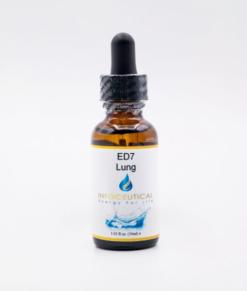 NES Lung Driver (ED-7) Infoceutical - bioenergetic remedy for naturally restoring healthy mind body patterns, by removing energy blockages and correcting information distortions in the body field.