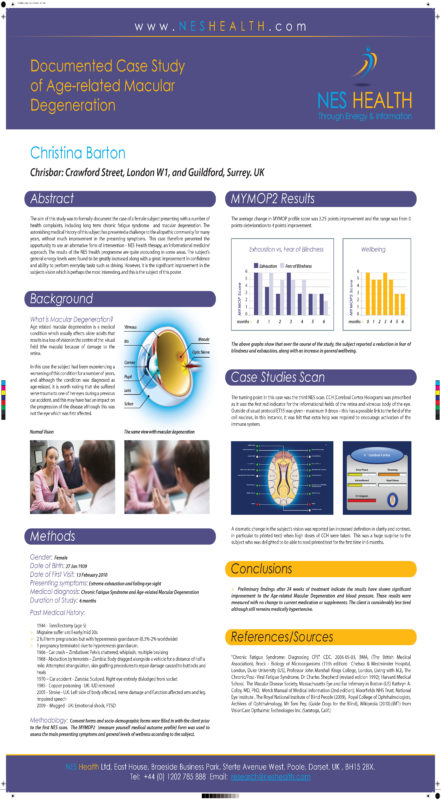 NES Health age related macular degeneration study.