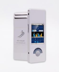 NES miHealth - the award winning bioenergetic health companion that incorporates PEMF therapy, body field scan and imprinting in a handheld, non-invasive biofeedback device.