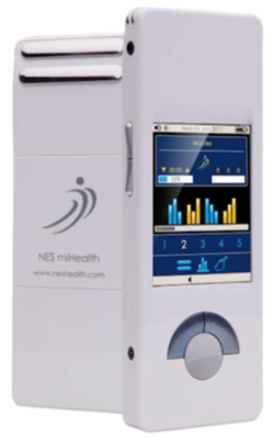 NES miHealth - the award winning bioenergetic health companion that incorporates PEMF therapy, body field scan and restoring healthy mind body patterns in a handheld, non-invasive biofeedback device.