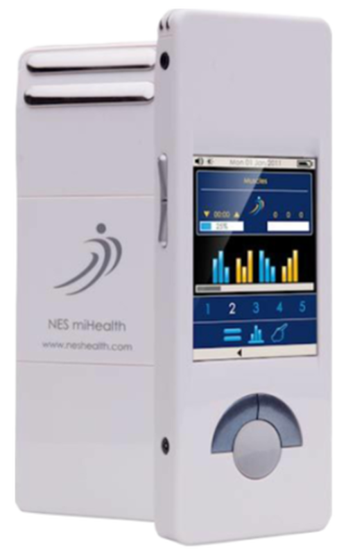 NES miHealth - the award winning bioenergetic health companion that incorporates PEMF therapy, body field scan and restoring healthy mind body patterns in a handheld, non-invasive biofeedback device.