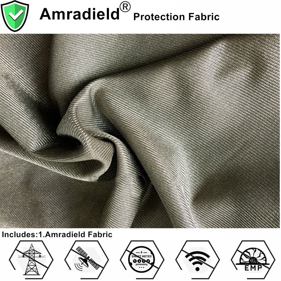 EMF RFID RF Shielding Fabric Wifi Radiation Blocking Anti-Scanning