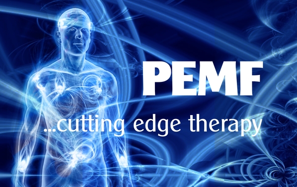 PEMF therapy - a non-invasive, bioenergetic therapy that brings relief from many acute and chronic issues by using bursts of a low frequency pulsed electromagnetic field that will pass painlessly and quickly through the skin and penetrate deep into tissues, muscles, bones, tendons, and even organs to recharge the cell's energy and encourage its natural repair mechanisms.