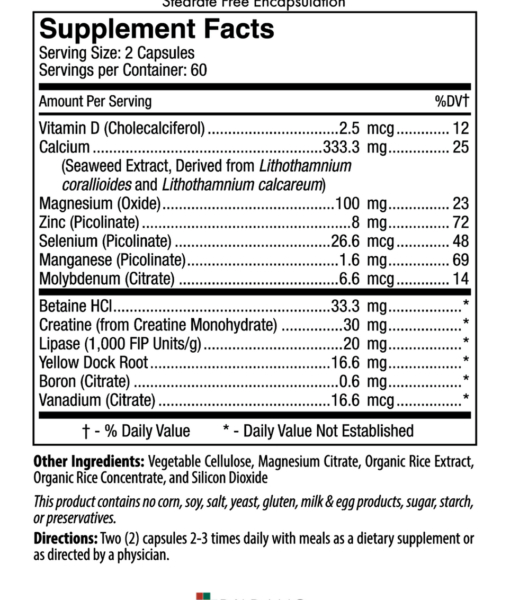 Phytocal - Multimineral (Blood Type AB) - personalized multimineral supplement with highly bioavailable seaweed calcium to support healthy bones and improve calcium digestion and assimilation in Blood Type ABs.