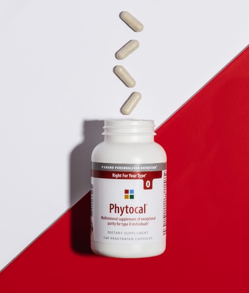 Phytocal - Multimineral (Blood Type O) - personalized multimineral supplement with highly bioavailable seaweed calcium to support healthy bones and improve calcium digestion and assimilation in Blood Type Os.