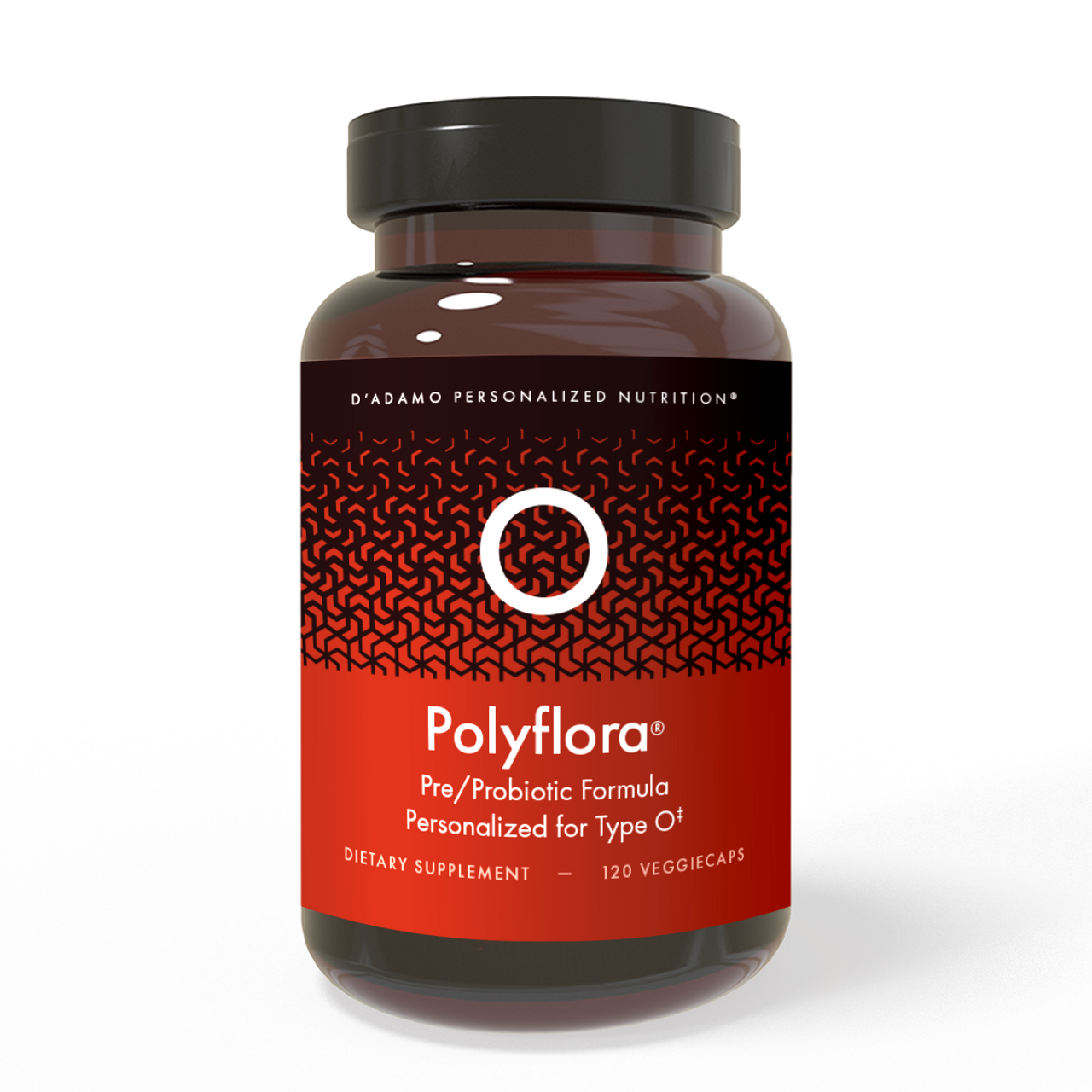 Polyflora - Pre-Probiotic (Blood Type O) - personalized probiotic with flora specifically beneficial for Blood Type O. Also includes prebiotic synergists to strengthen digestive health.