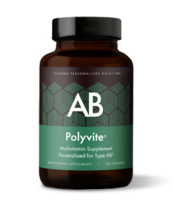 Polyvite - Personalized Multivitamin (Blood Type AB) - personalized multivitamin with herbal and nutritional immunomodulators to address the specific needs of Blood Type ABs.