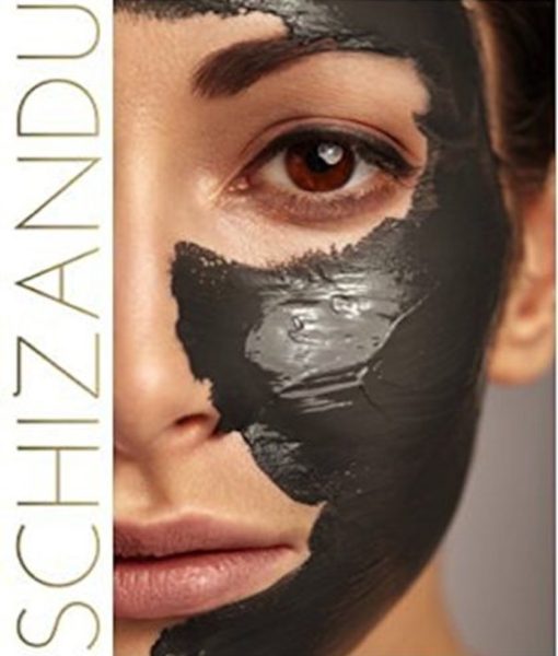 Facial mask with the Schizandu Hardwood Activated Charcoal Powder.