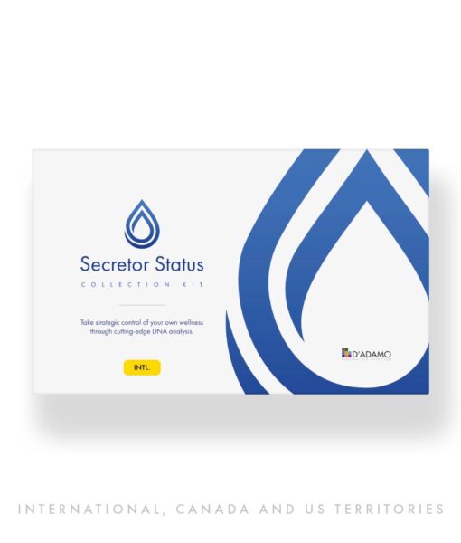 Secretor Status Collection Kit - International (Non-US) Only - take strategic control of your own wellness through cutting-edge DNA analysis.