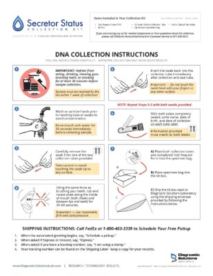 Secretor Status Collection Kit - US Only | Juneva Health