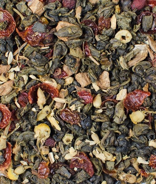 Sip Right 4 Your Type Tea (Blood Type A) - premium loose tea crafted to harmonize with the biological needs of Blood Type As. Synergistically combines the health benefits of green tea with those of licorice and chamomile.