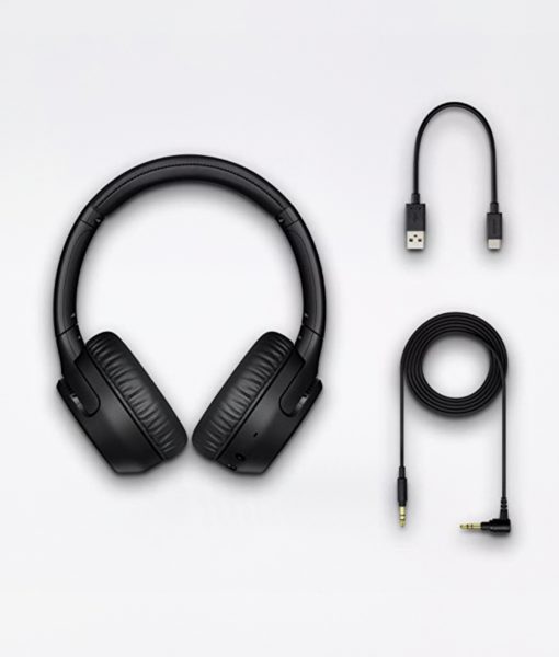 Sony WH-XB700 bluetooth wireless headphones with exceptional bass for deep punchy sound.