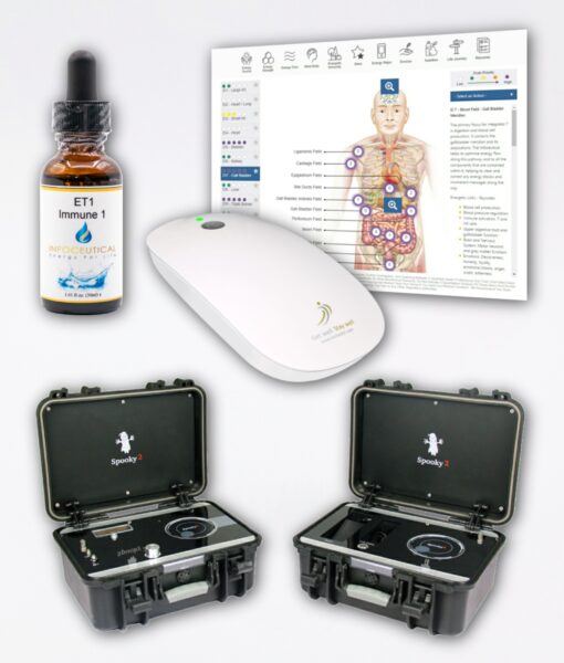 Spook2 Scalar system, NES Scanner device, body field scan and BioScalar ready NES Infoceuticals available for sale as bundled package.