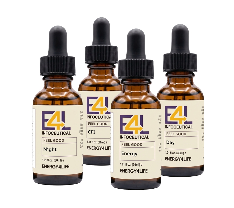 Infoceutical Set Immunity Booster - bioenergetic remedies for naturally restoring healthy mind body patterns, by removing energy blockages and correcting information distortions in the body field.