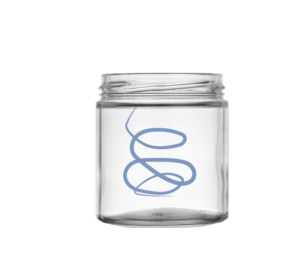 Icon symbolizing H2O in glass jar.