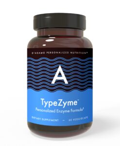 TypeZyme - Digestive Enzyme (Blood Type A) - digestive enzymes made for your blood type. Specifically formulated to improve nutrient breakdown and absorption for Blood Type As.