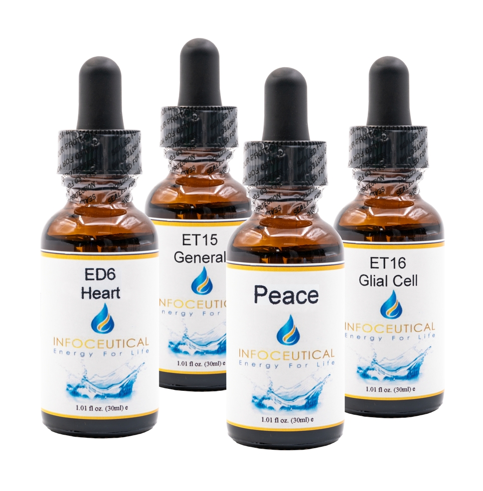 NES Infoceutical Set Emotional Immunity - bioenergetic remedies for naturally restoring healthy mind body patterns, by removing energy blockages and correcting information distortions in the body field.