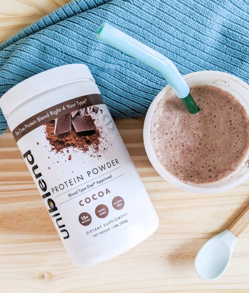 Uniblend Protein Powder – Cocoa - a one-stop Right for All Types protein. Unsweetened, Gluten Free and Non-GMO.