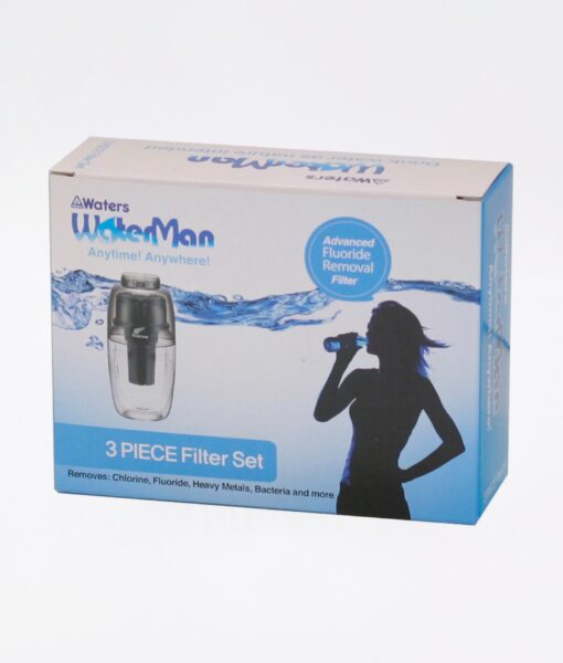 Waterman H2Go Portable Water Filter re-mineralizes and ionizes ordinary tap water while filtering out up to 99.99% fluoride and most other harmful toxic contaminants like chlorine, chemicals, heavy metals & bacteria.