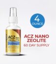 ACZ Nano Zeolite Extra Strength 4oz - #1 daily support for the body’s natural detoxification process by selectively and irreversibly binding and removing toxic heavy metals, chemical toxins and free radicals, and thereby promoting natural detoxification and immune system support.