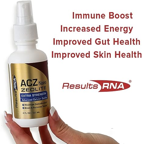 ACZ Nano Zeolite Extra Strength - #1 daily support for the body’s natural detoxification process by selectively and irreversibly binding and removing toxic heavy metals, chemical toxins and free radicals, and thereby promoting natural detoxification and immune system support.