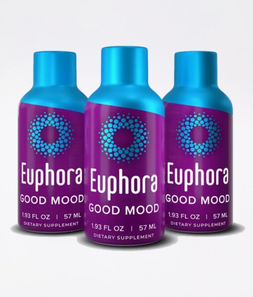 Euphoria - is a revolutionary mood boosting liquid formula, rapidly replacing anxiety with a pleasant rush of natural euphoria.